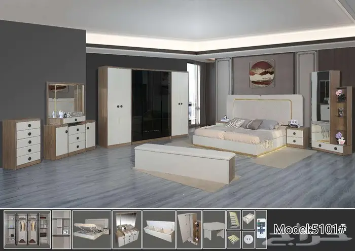 غرف نوم جميلة الهبة الجديدة 4