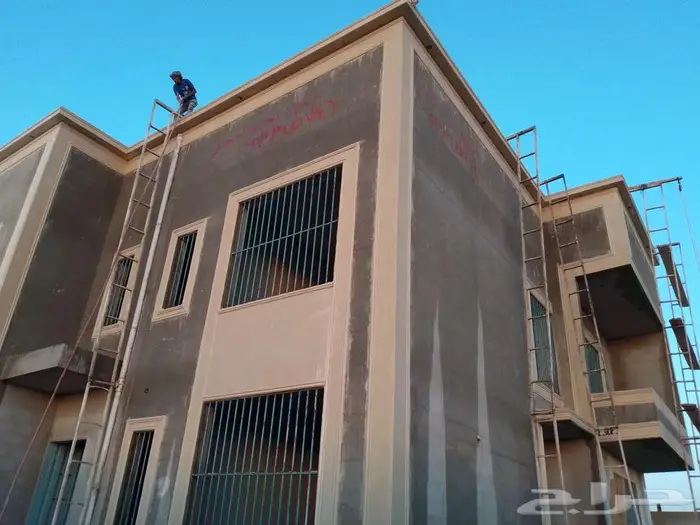 ديكوار اسمنتي بديل الحجر بطحاء الرياض وسمنت ليسه ملونه 9