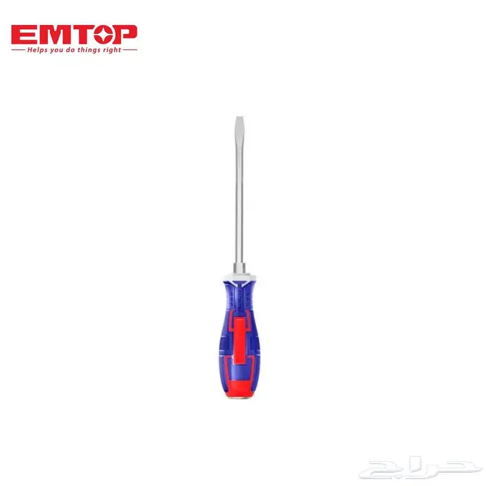 مفك براغي صناعي EMTOP برأس مغناطيسي عريض 0