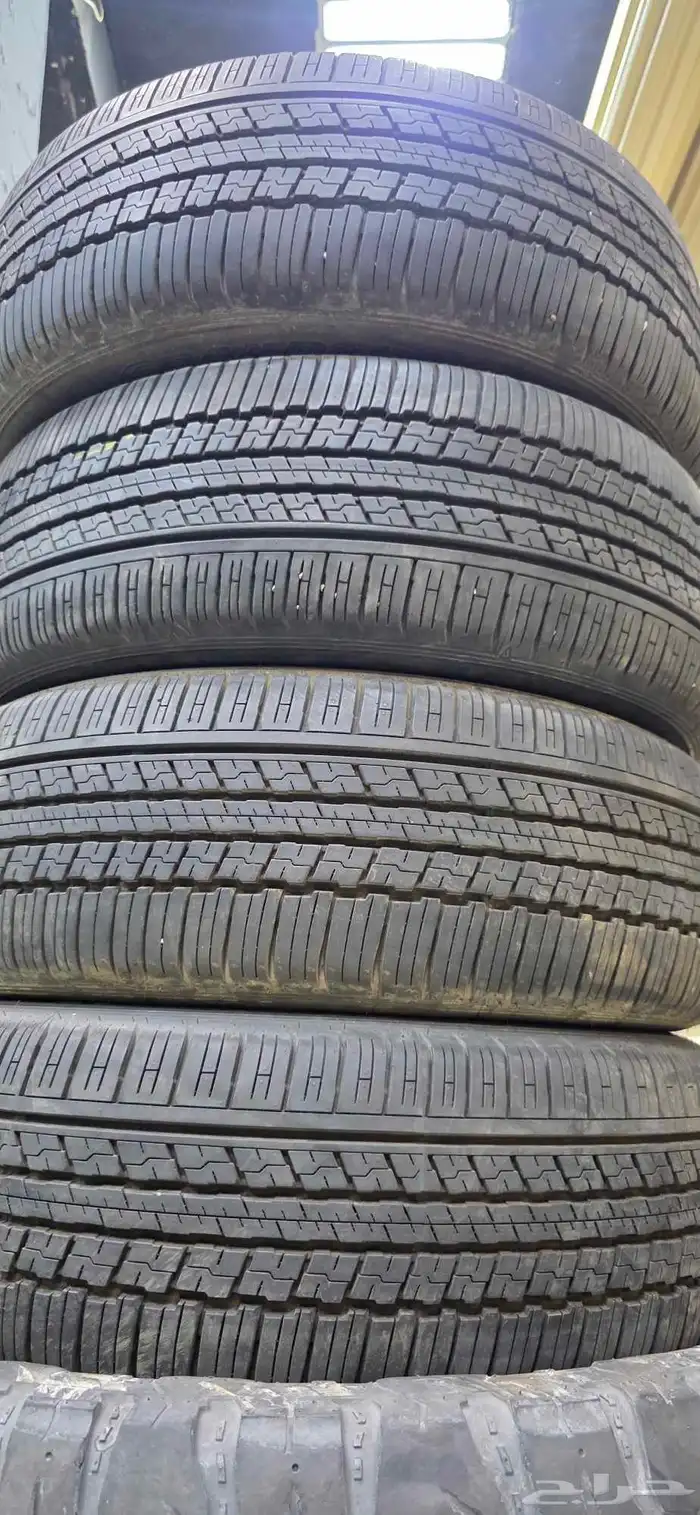 كفرات بريجستون شبه الجديد 225 55 19 0