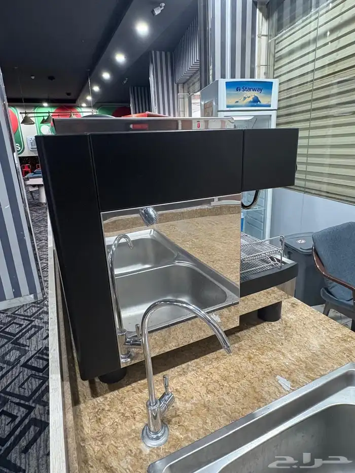 مكينة قهوة ومطحنة وكاشير كوفي للبيع 7