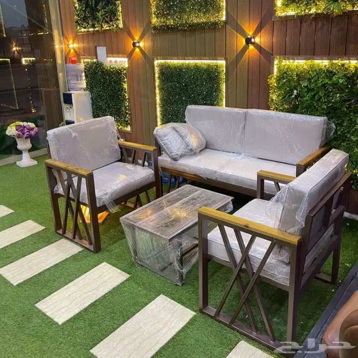 جلسات خارجية وجلسات ارضية والستائر والديكورات 6