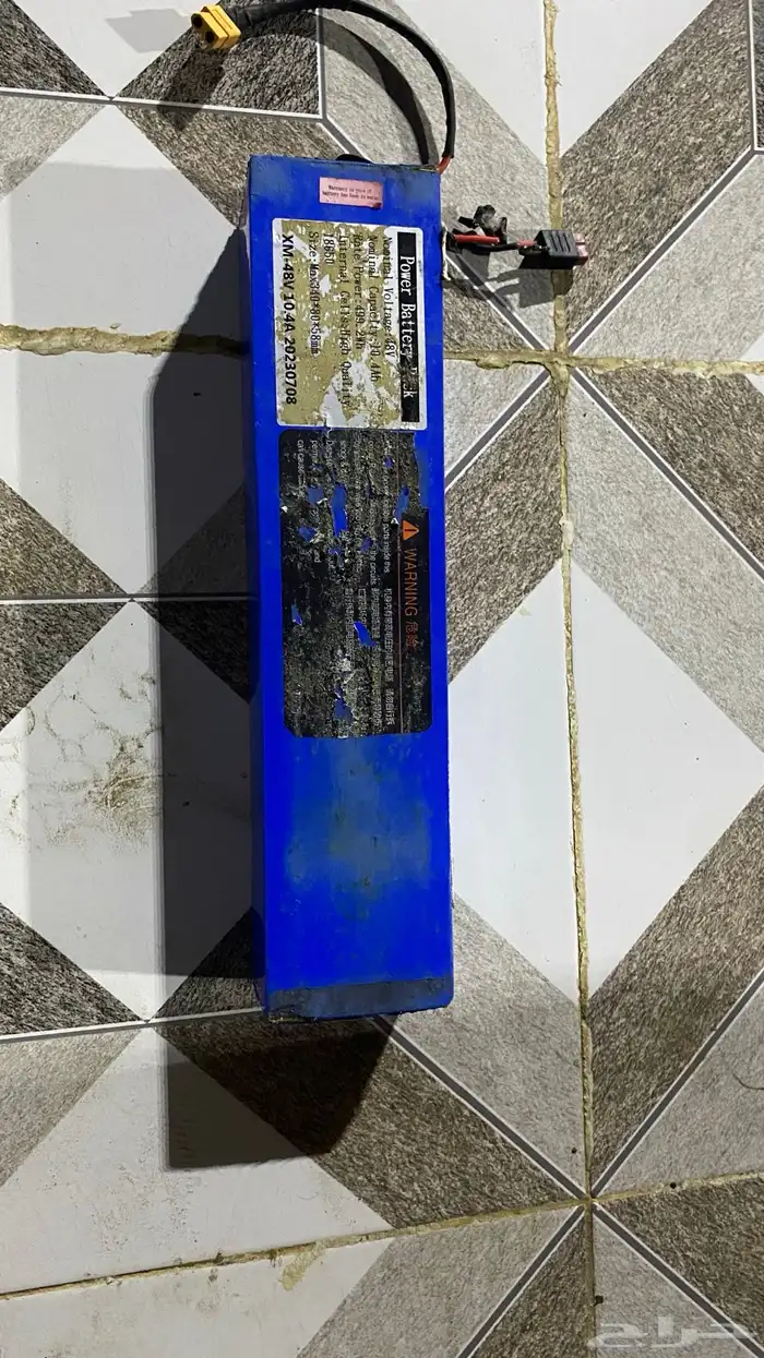 كتاوت و بطارية سكوتر الوحش جديده استخدام فقط 1