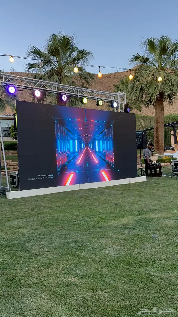 تأجير شاشات عملاقه 91