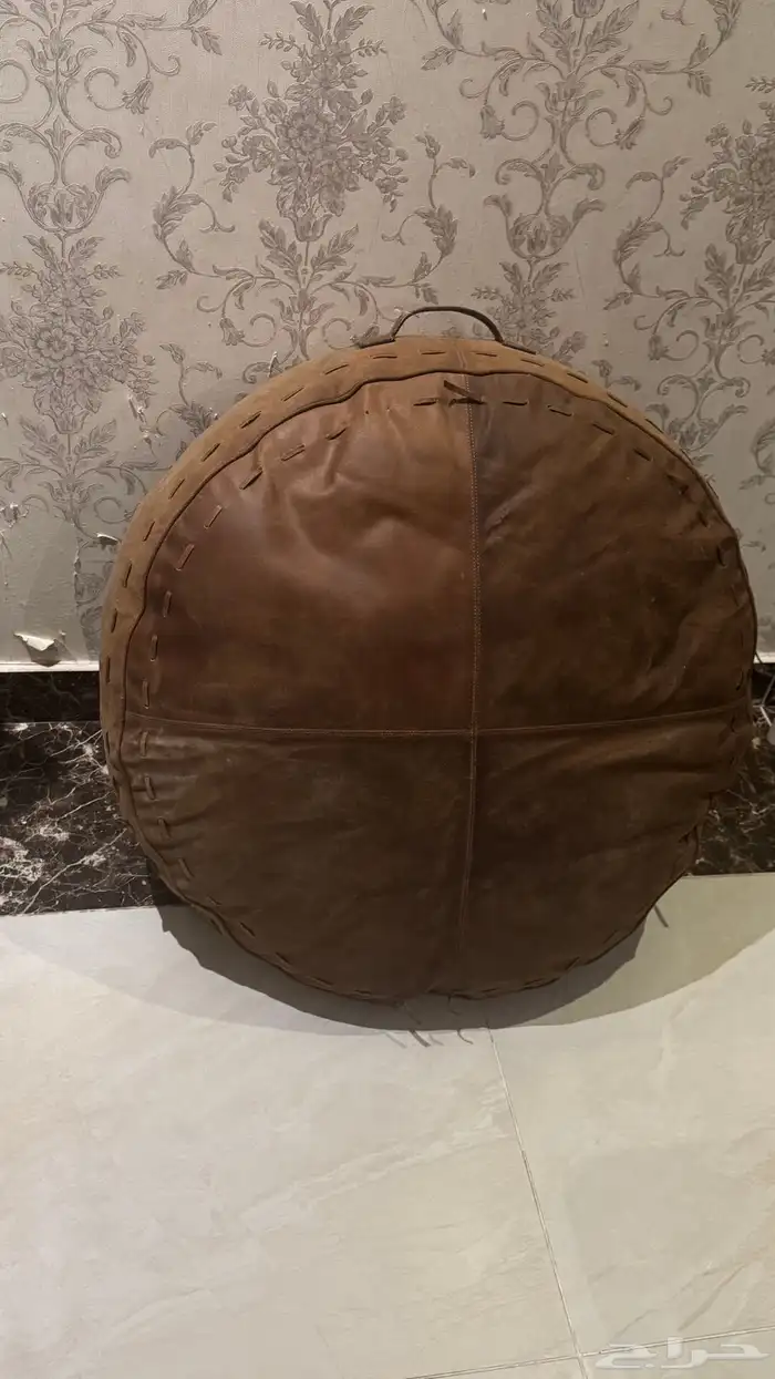 بف او مقعد ارضي مغربي جلد غزال 2