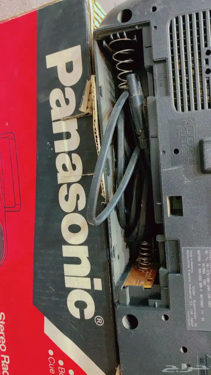 مسجل بانسونيكا مخزن قديم بكرتونه 6