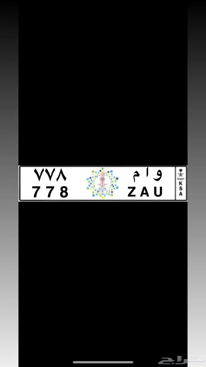 لوحه مميزه  (و ا م 778) 0