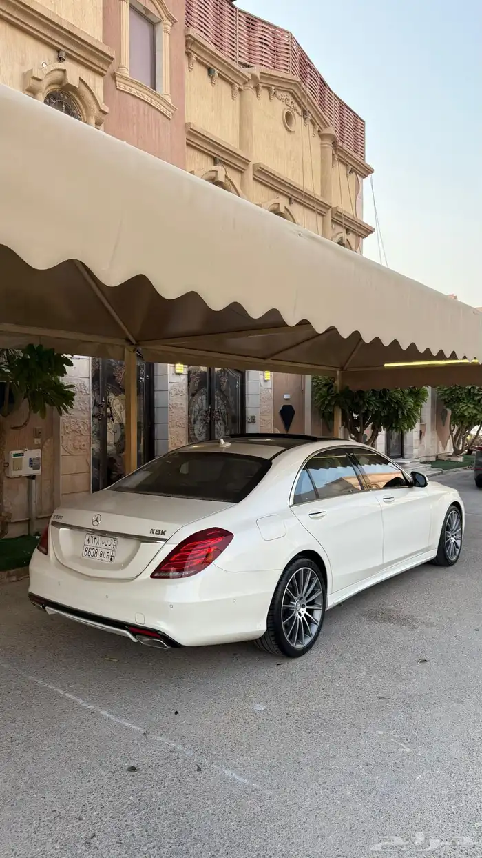 مرسيدسS400 الموديل2014 الممشى24 الف مخزن 12