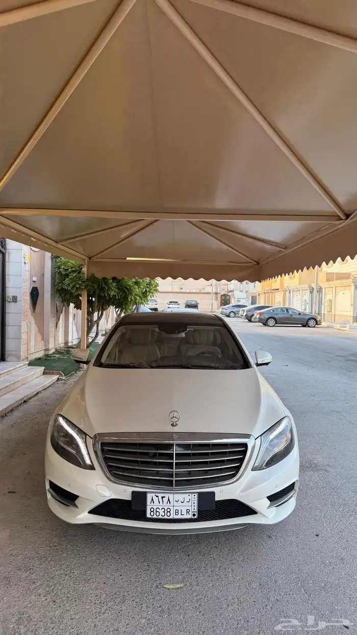مرسيدسS400 الموديل2014 الممشى24 الف مخزن 9