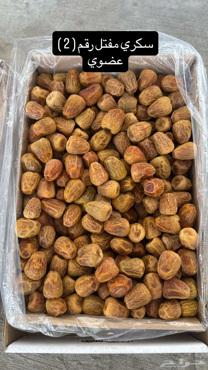 تمر سكري مفتل ورطب عضوي 4