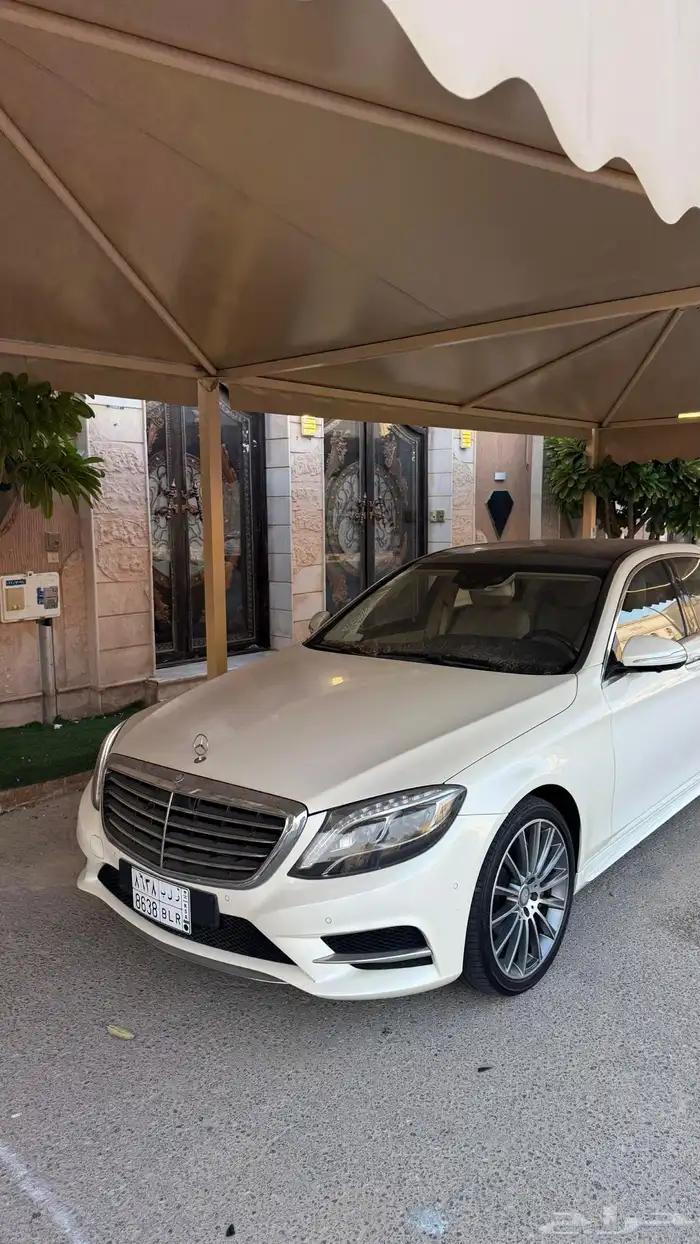 مرسيدسS400 الموديل2014 الممشى24 الف مخزن 8