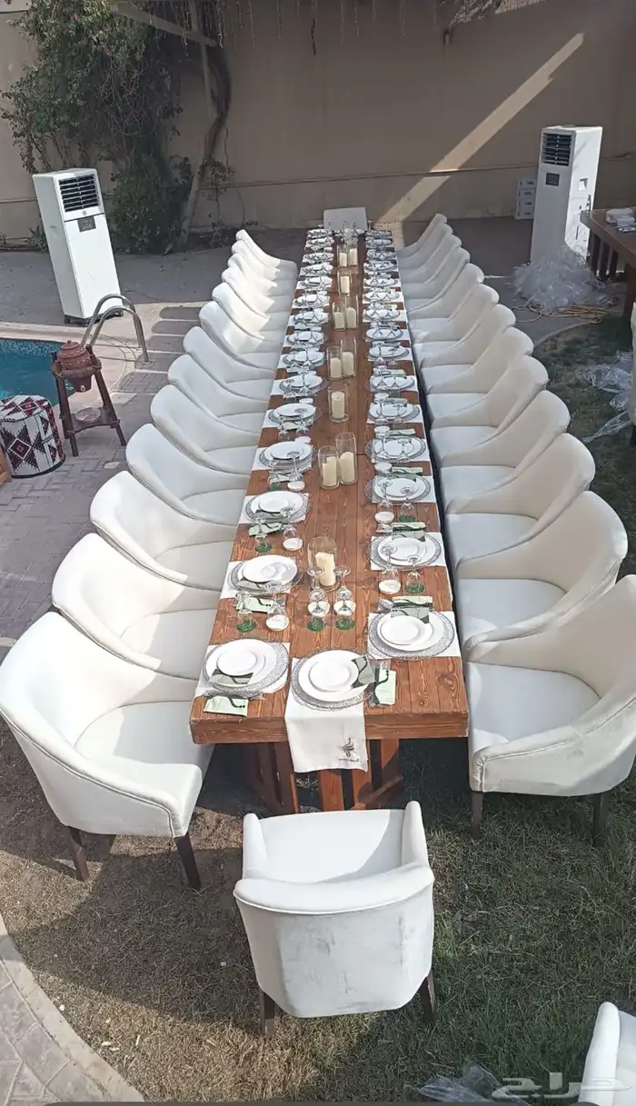 ايجار شاشات كنب ستاير طاولات طعام دفايات مكيفات تجهيز الحفل 22