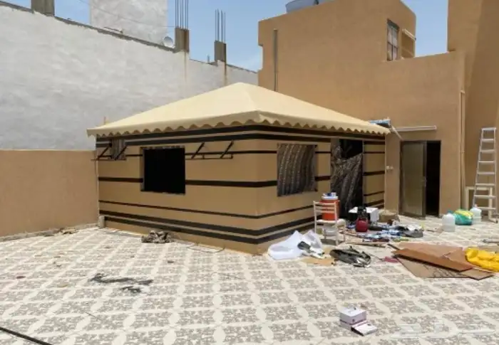 بيوت شعر مظلات سواتر هناجر 23