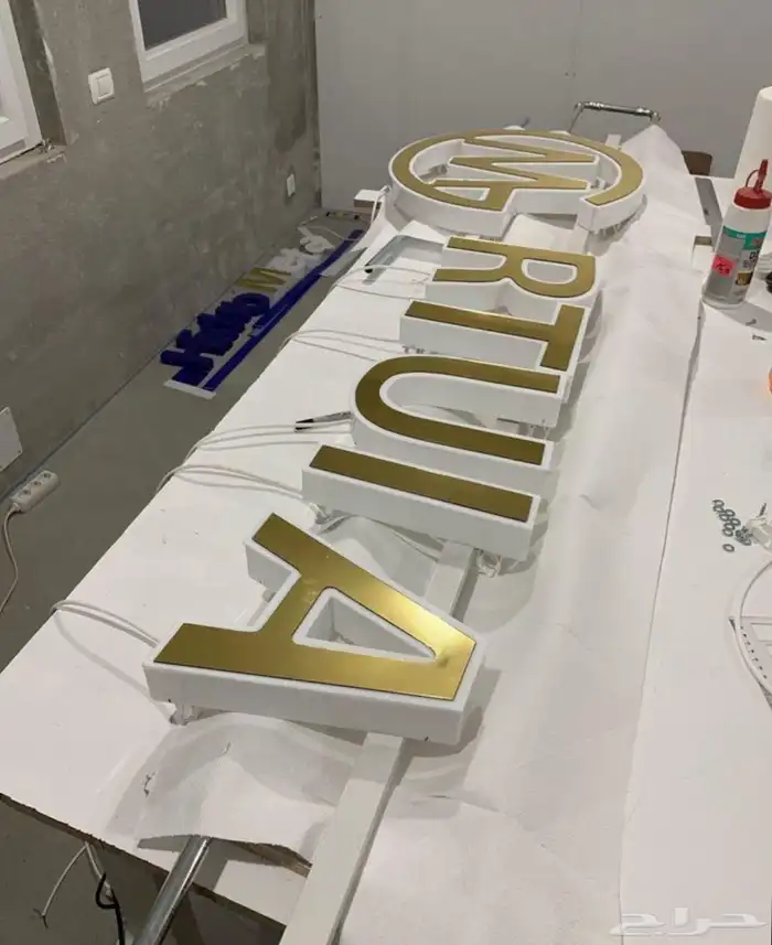 للدعية والإعلان حروف بارزة مضيئة زنكور استيل اكريليك كلادنج 6