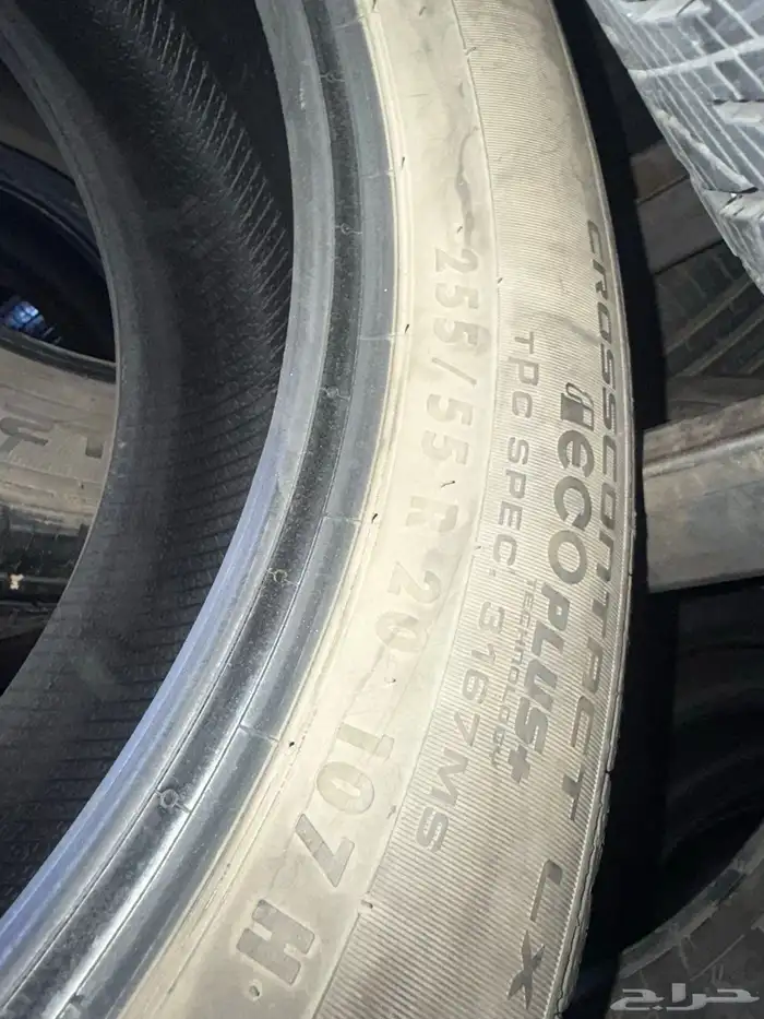 255 55 20 كفرات كونتننتال مستخدمة نضيف ومشروطة 22 40 اسبوع 2