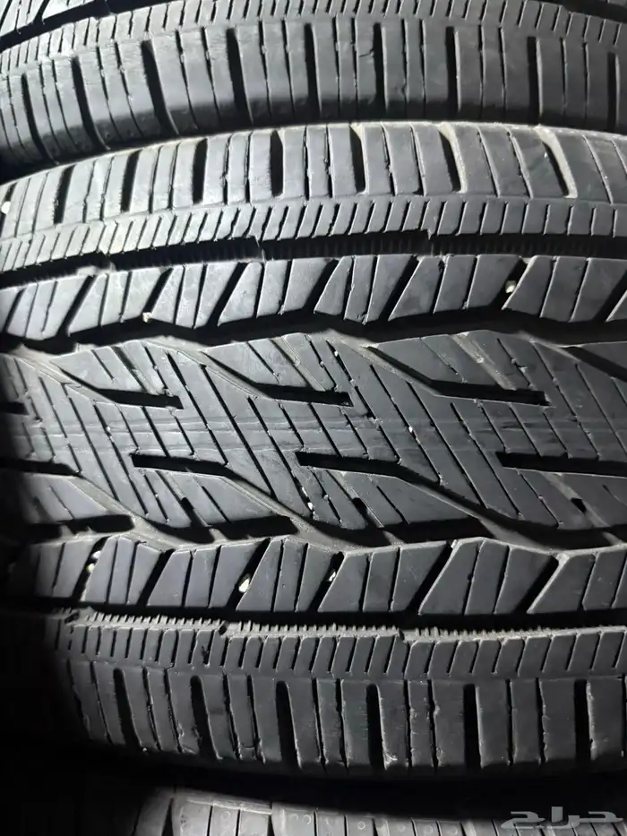 255 55 20 كفرات كونتننتال مستخدمة نضيف ومشروطة 22 40 اسبوع 1