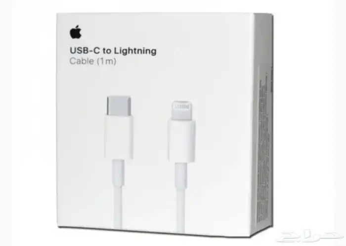 سلك شاحن ايفون أصلي يدعم الى موديلات ايفون 14 2