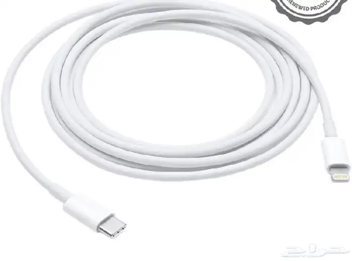 سلك شاحن ايفون أصلي يدعم الى موديلات ايفون 14 4