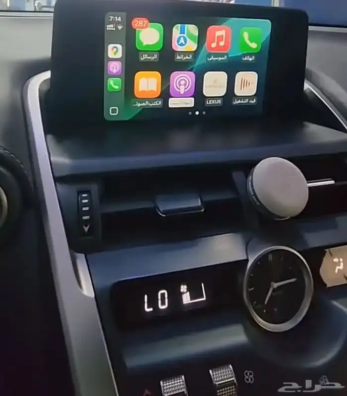 تحديث شاشة لكزس ES LS NX LC وأفالون وإضافة كاربلاي CarPlay 5
