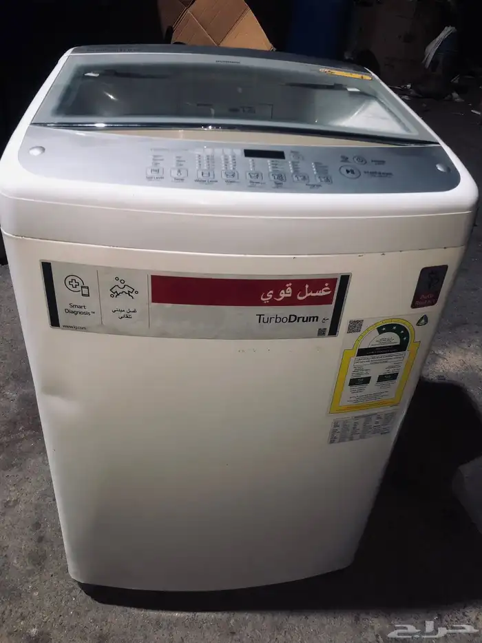 غسالة اتوماتيكLG بحالة جيدة استخدام شخصي 11كيلو 0