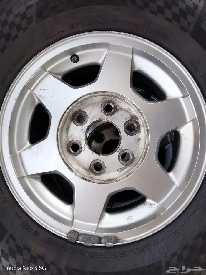 للبيع جنوط مقاس 16 حق وانيت 6 مسمار 1