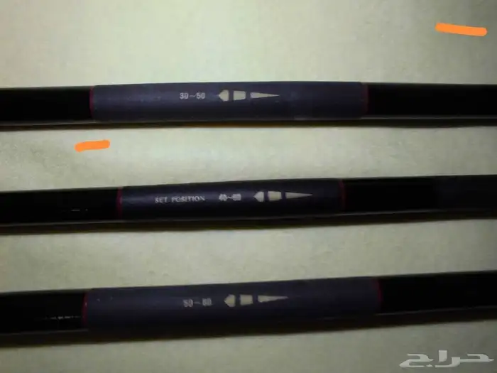 قصبة صيد مع 3 دليل مقاسات مختلفه 2