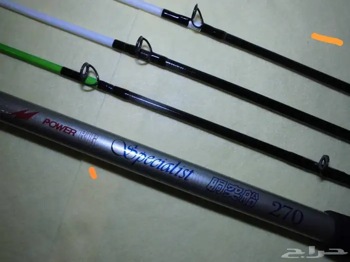 قصبة صيد مع 3 دليل مقاسات مختلفه 4