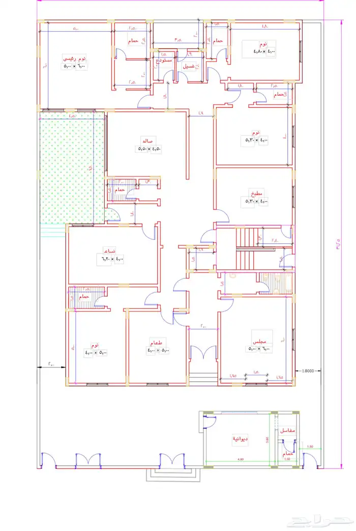 عماره دور بحي الرياض المساحة 625م 1