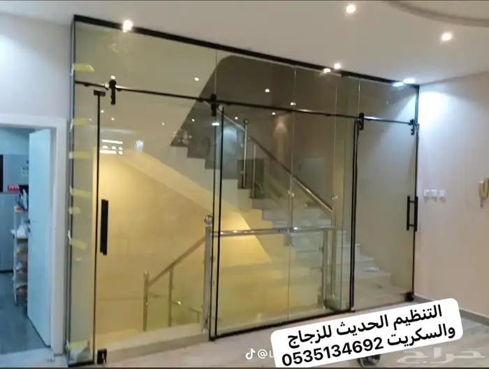 زجاج واجهات تجاريه ودربزين و 9