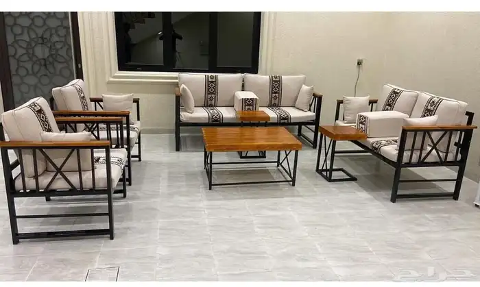 جلسات خارجي استراحات حوش طقم سبع انفار 0