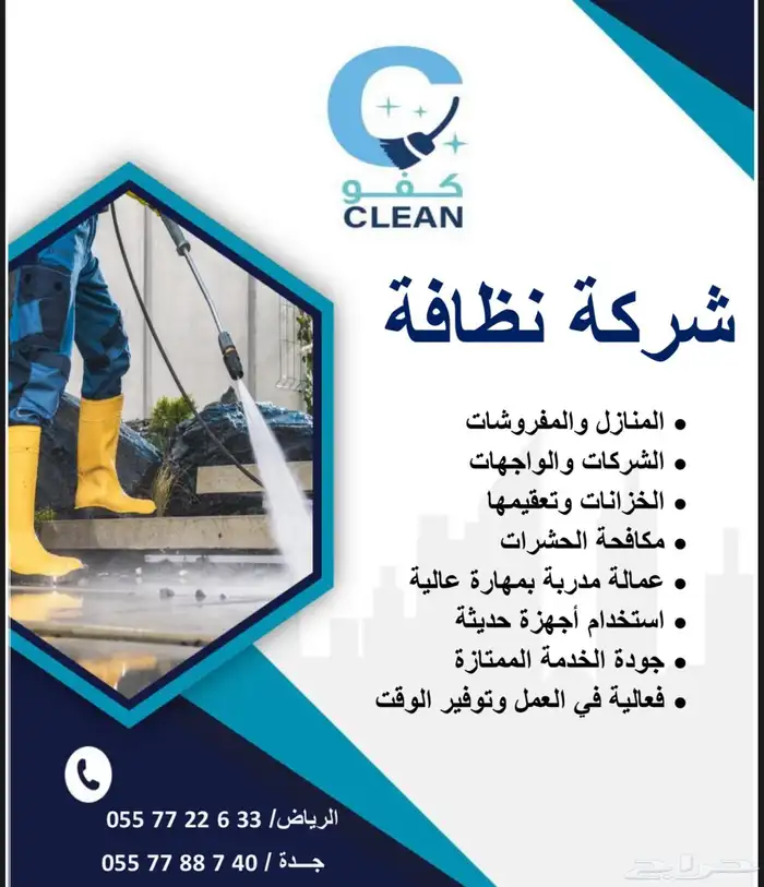 تنظيف منازل وشقق وواجهات والخزانات مع التعقيم والكنب والسجاد 1