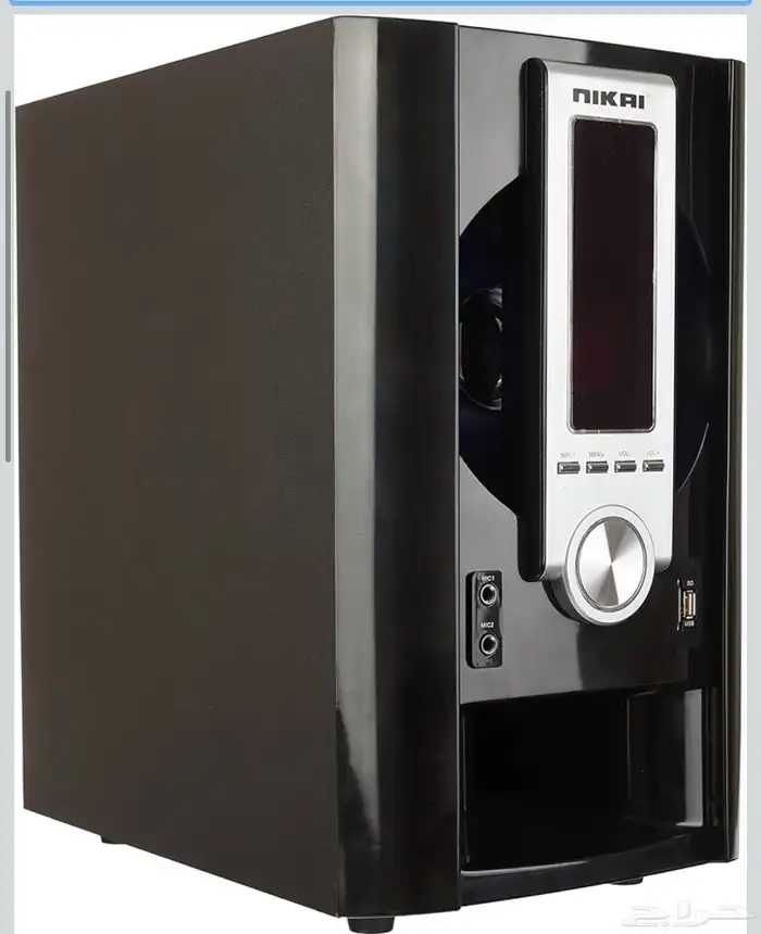 مكبر صوت مكون من 5 مكبرات ومضخم صوت لانظمة المسرح المنزلي من 5