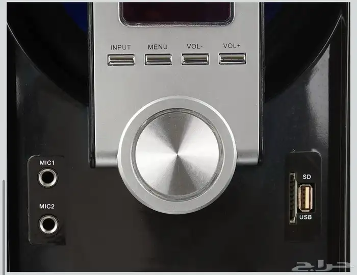 مكبر صوت مكون من 5 مكبرات ومضخم صوت لانظمة المسرح المنزلي من 4