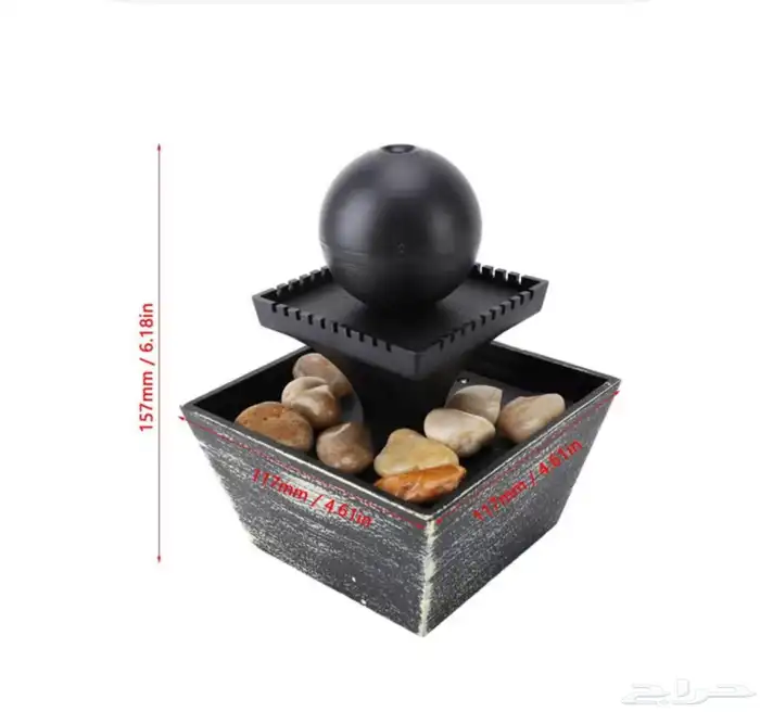 تصفية بضائع مخفضة ميزان شعالة فحم نافورة سخان شمع حامل قارور 9