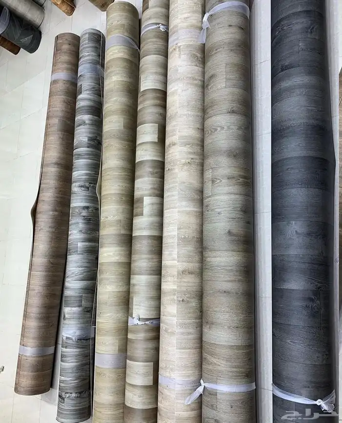 فينيل أرضيات مشمع صلب للمكاتب والمحلات سعر الجمله 6