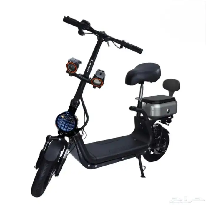 سكوتر كهربائي للكبار مقعدين وشنطة 0