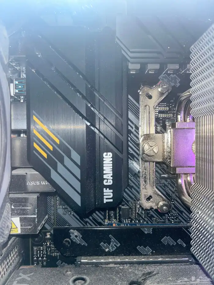 مذربورد ASUS TUF B550-PLUS WIFI II مستعملة ومعالج R5 5600x 3