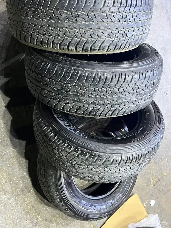 كفرات دنلوب وكاله برادو وفرشنال مقاس 265 65 17 17