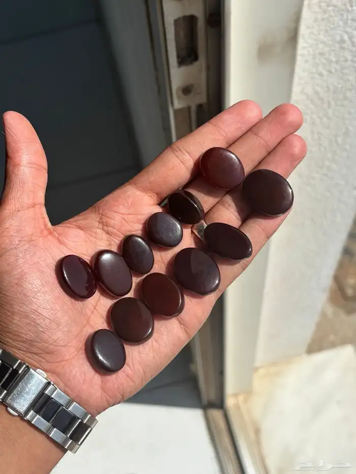 احجار عقيق كبدي طبيعيه 1