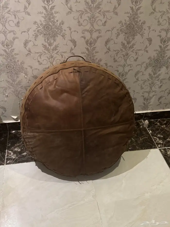 بف او مقعد ارضي مغربي جلد غزال 1