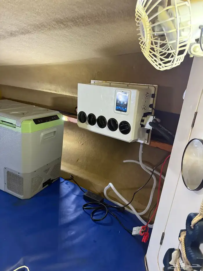 مكيف 12 فولت يعمل بالطاقة الشمسيه والبطارية 12 فولت 2