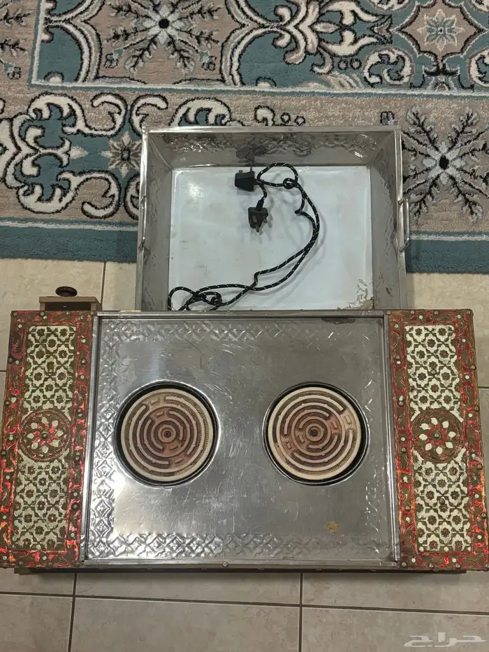 مشب كهربائي تراثي مزدوج 3