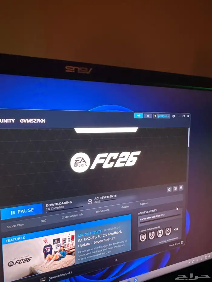 حساب ستيم فيفا 26 ستاندر 0