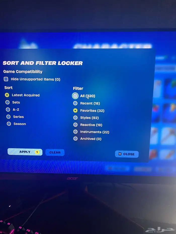 للبيع حساب فورت نايت نادر جد ا 0