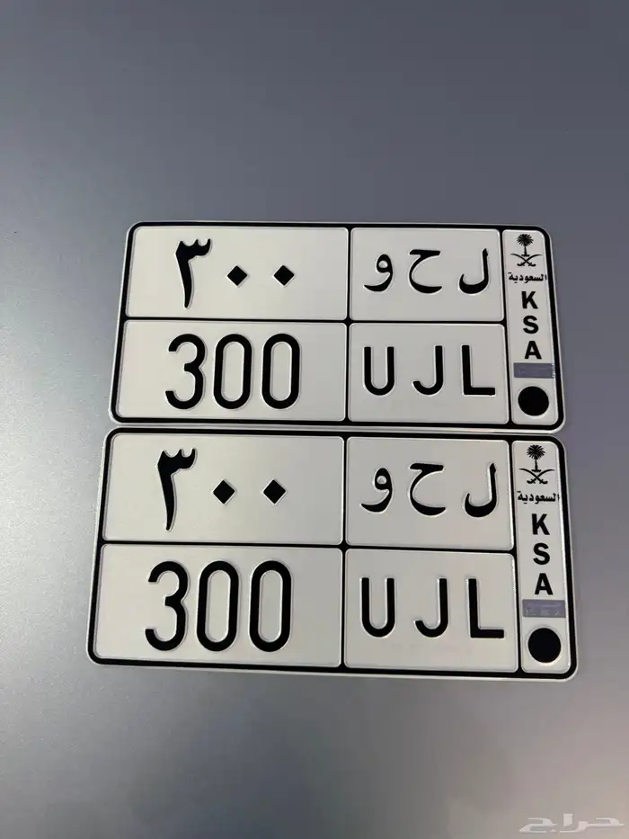 لوحه مميزه رقم 300 0