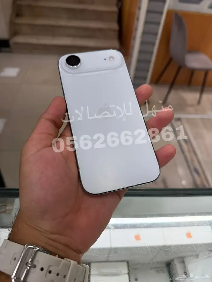 للبيع ايفون 17 اير 256 ابيض مستخدم 0