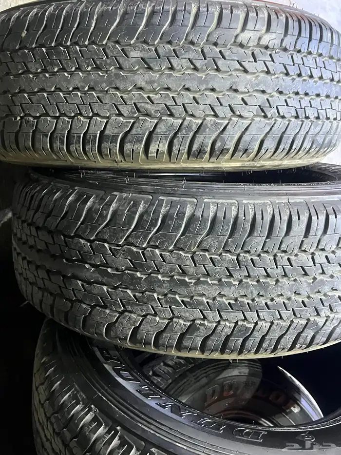 كفرات دنلوب وكاله برادو وفرشنال مقاس 265 65 17 10