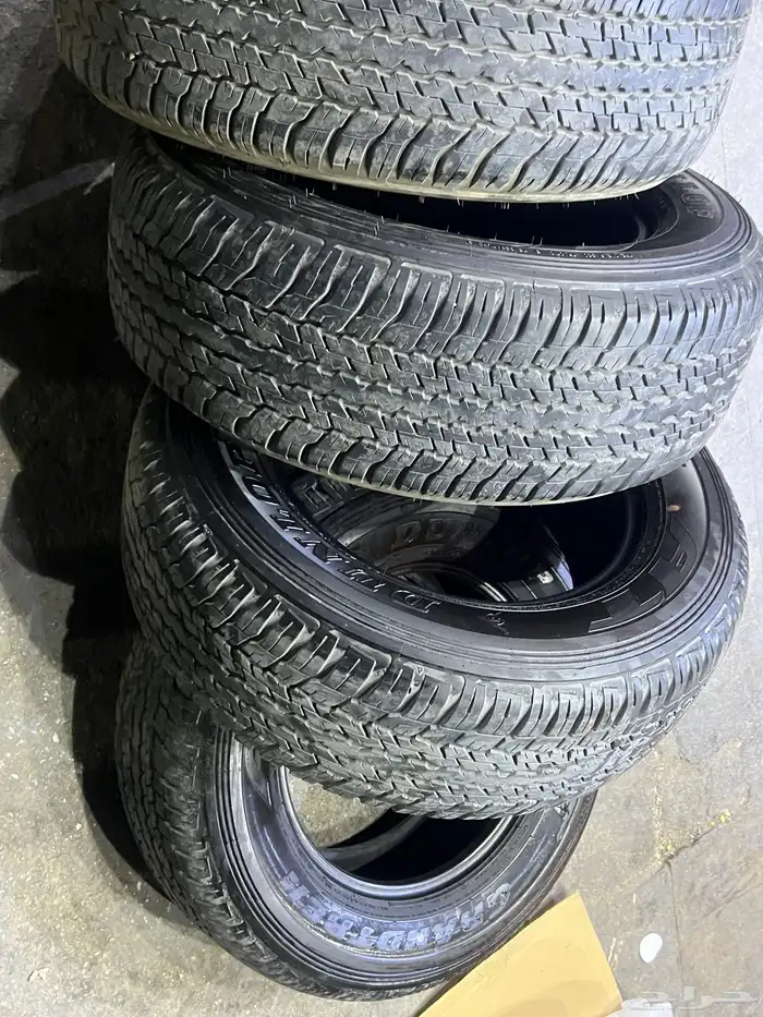 كفرات دنلوب وكاله برادو وفرشنال مقاس 265 65 17 12