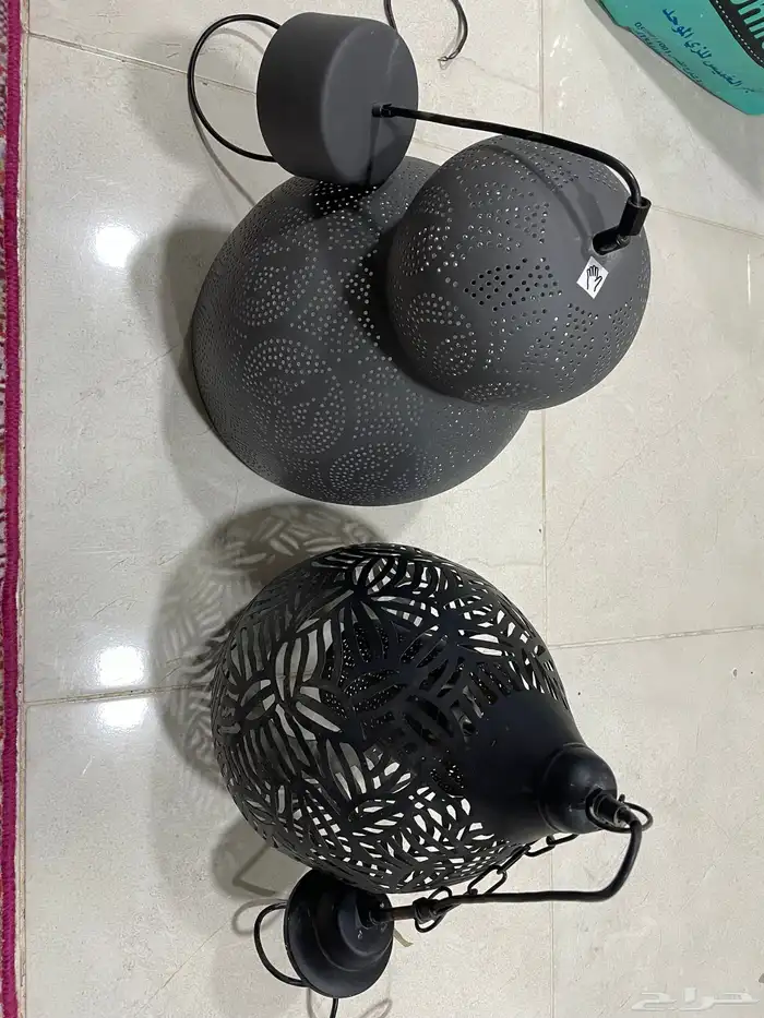 لمبات معلقة معدنية فخمة 0