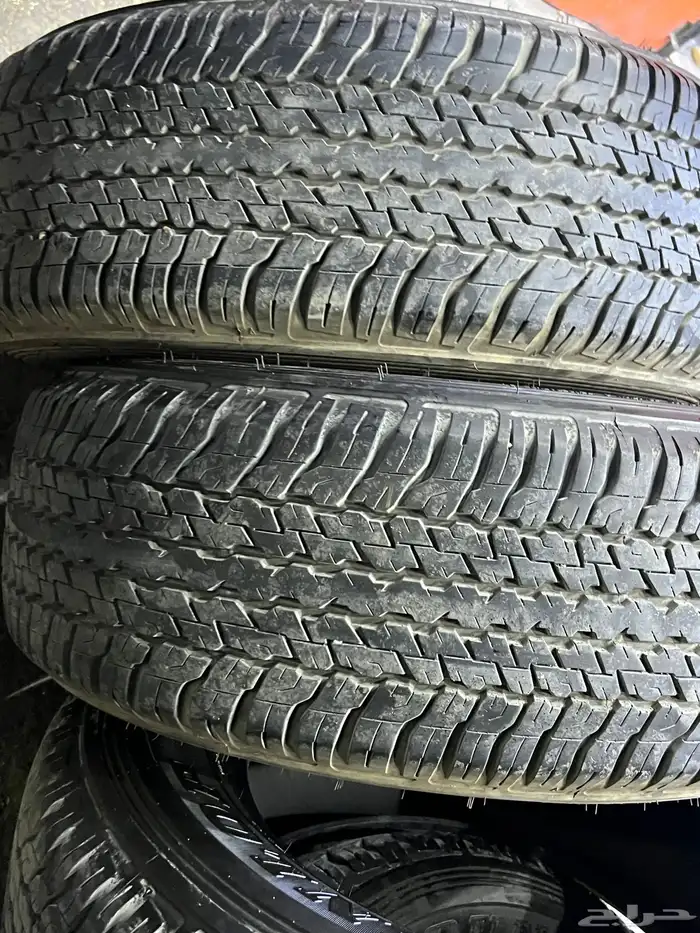 كفرات دنلوب وكاله برادو وفرشنال مقاس 265 65 17 22